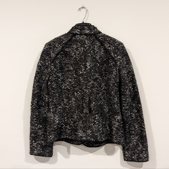 Sandro | Grey Boucle Blazer - Picture 2 of 8